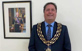 Elected - Halstead Town Council chairman and mayor, Andy Munday