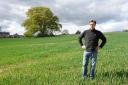 Not here – green belt campaigner Clive Aldous in field where developers want to build homes off Outwood Farm Road, Billericay
