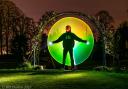LIGHT PAINTING: The night produced some stunning snaps