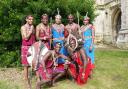 Maasai Warriors performing in Halstead