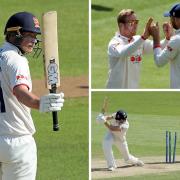 Doing battle - Essex seem to be heading for a draw against Nottinghamshire
