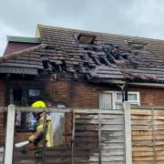 Response – fire services were quickly on the scene on Wednesday