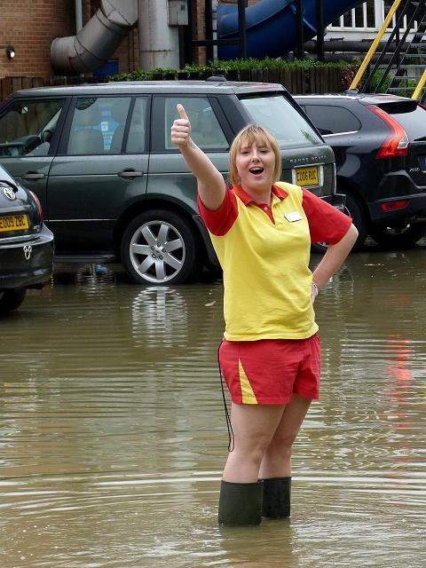 A staff member at Bramston Sports Centre, Witham. Submitted by John Parish.