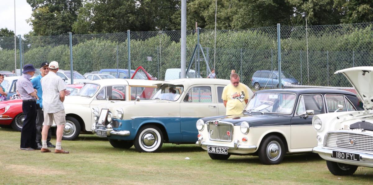VINTAGE: Cars on display at the Four Colnes Show