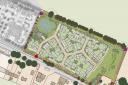 The revised concept master plan for the 37 homes bid