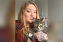 Rebecca White - pictured with her cat Doug - is looking to bring her new MEOW Cat Café venue to Halstead