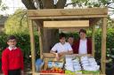IN CHARGE: Jack, Oakley, Freddie and Vinnie from Class 6 running the tuck shop