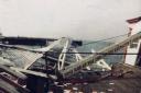 Oops - Some of the damage to Southend Pier done following the smash