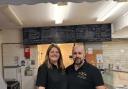 Good Start - Ian and Vickie have enjoyed their start to management life as the Torsbeanie Cafe is showing signs of success