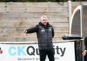 Victory: Halstead Town manager Mark McLean led his side to a 2-0 win over Coggeshall United. Picture: ROGER CUTHBERT