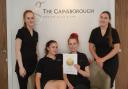 ALL SMILES: Staff at the Gainsborough with their award