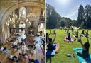 Jade Gooding held a two-day yoga and pilates retreat at Hedingham Castle