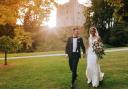 Love is in the air - Newlyweds at Hedingham Castle