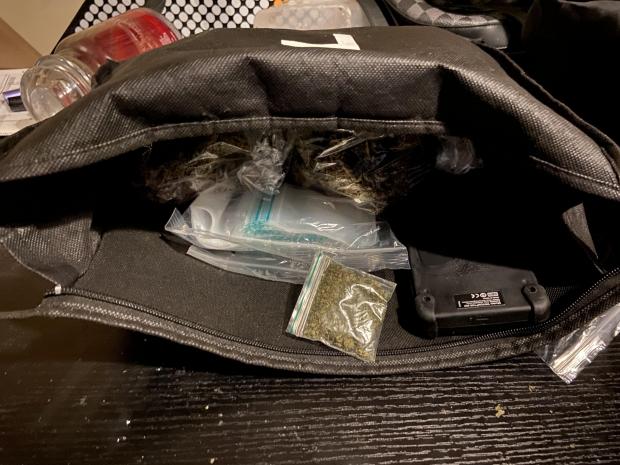 Halstead Gazette: Police seized bags of cannabis with an estimated street value of several thousand pounds