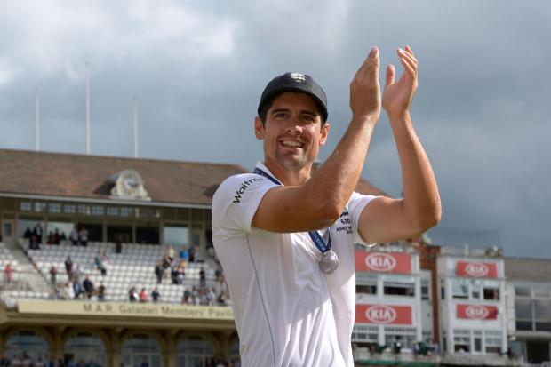 Hero - Sir Alastair Cook who is visiting Gosfield School (PICTURE: ANTHONY DEVLIN/PA WIRE)