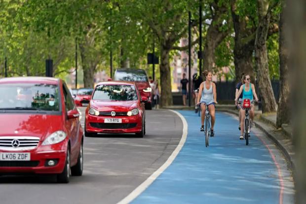 London drivers face £160 for entering cycle lanes under (PA)