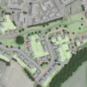 The master plan layout for the 80 homes application in Earls Colne
