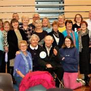 Celebrations: Stan celebrated his 100th birthday in Halstead surrounded by the local choir