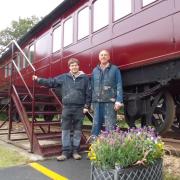 FIRST CLASS: James Waters was able to transform a 19th Century carriage in to a quirky holiday home (Credit: Vintage Spirit)