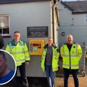Saving lives - the Dog Inn, Halstead, fundraised for a new defibrillator in memory of friend Brendan O'Toole
