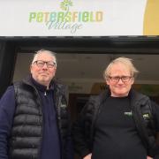 NEW BOSSES: Charles Dawson and John Potter now run the village day-to-day