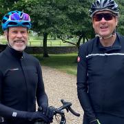 Simon and Martin are cycling the length of the UK to fundraise for their village project