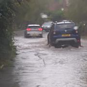 Deep Trouble: The Bluebridge section of the A1124 is prone to flooding