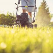 A stock image of a mower