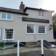 The 19th Century Three Horseshoes, in Helions Bumpstead, was closed in May 2014