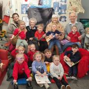 The residents and children had a wonderful time reading the classic stories together