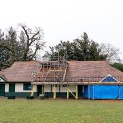 Construction is well underway for the new Gosfield Community Shop, which hopes to open again in April (Picture: Tony Sale)