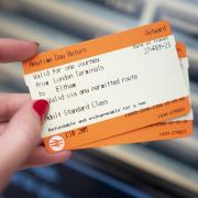 A Halstead man has been hit with a huge bill after not paying for his train ticket