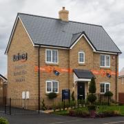 WORK COMPLETE: The former show home at Bellway's Harvard Place development in Earls Colne, where work is now complete