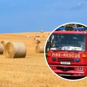 Fire crews from north and mid Essex worked to tackle the field fire in White Colne