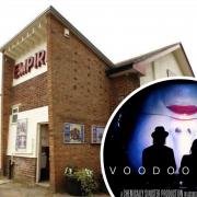 Premiere - The Empire Theatre and a poster for the forthcoming film,  Voodoonaut