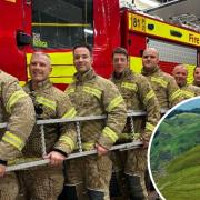 Challenge - Some of the Halstead Firefighters which will be taking on Ben Nevis